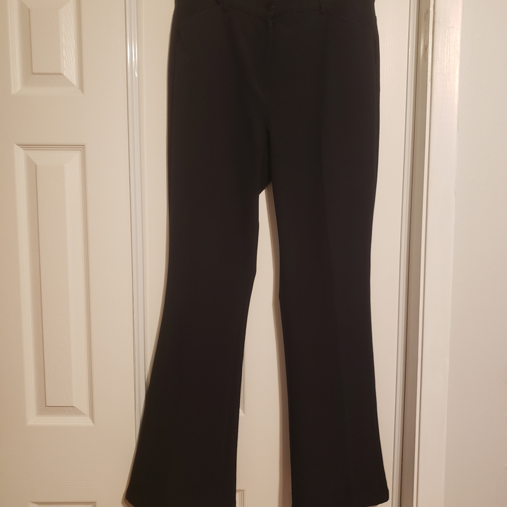 Express Black Buttoned Trousers